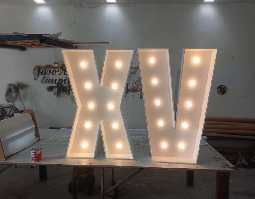 LETRAS GIGANTES PARA EVENTOS